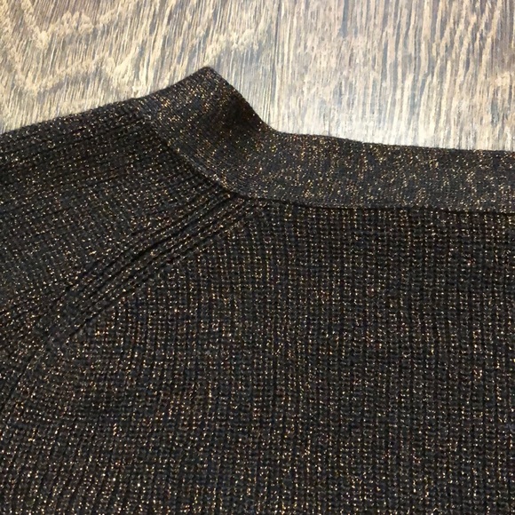 Wilfred Brown/Gold Glitter Silk & Cashmere Cardigan - Picture 5 of 15